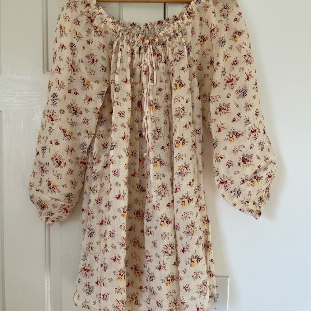 Doen Floral Cream Dress